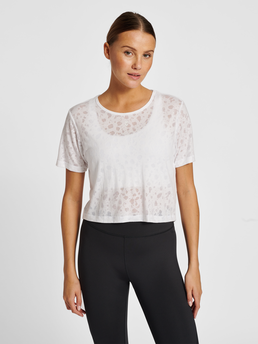 white burnout tee