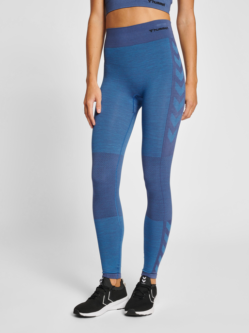 hummel CLEA SEAMLESS MID TIGHTS WAIST - RIVIERA