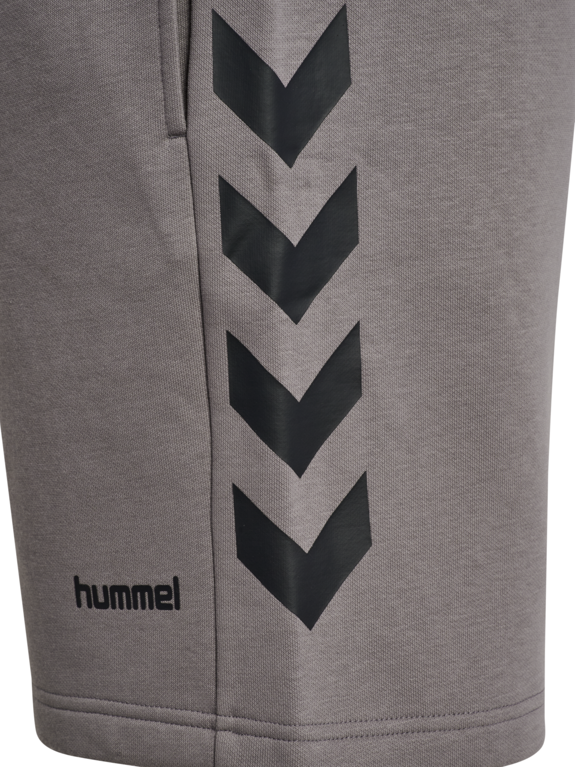 hmlKEEPER CHEVRON SHORTS, CHARCOAL GRAY, packshot