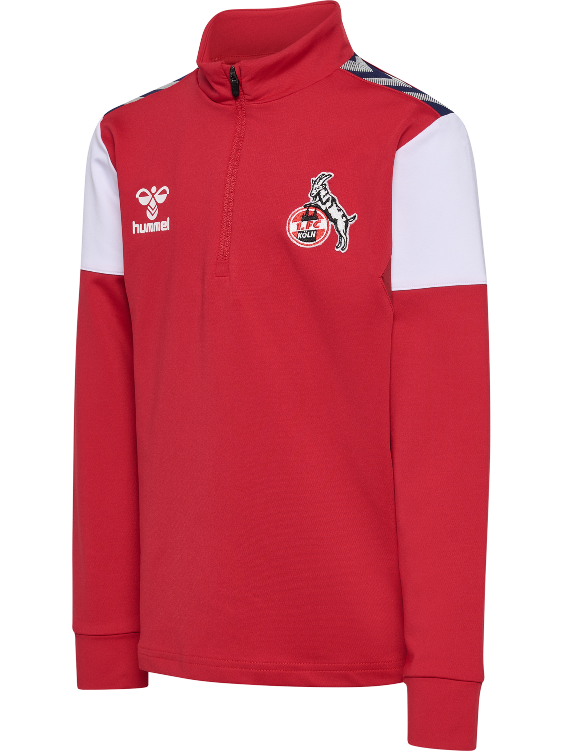 1FCK 23/24 TR HALF ZIP KIDS, TRUE RED, packshot