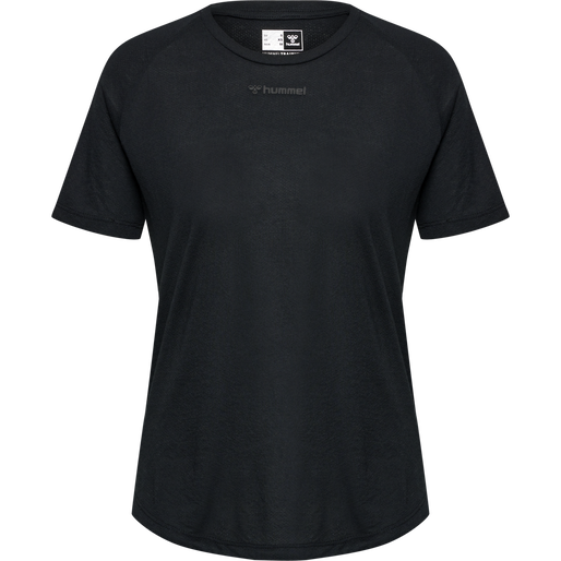 hmlMT VANJA T-SHIRT, BLACK, packshot