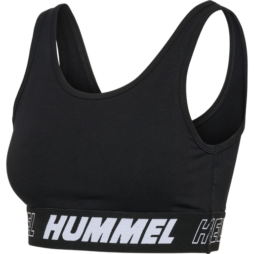 hmlTE MAJA 2-PACK COTTON SPORTS TOP, BLACK/INSIGINA BLUE, packshot