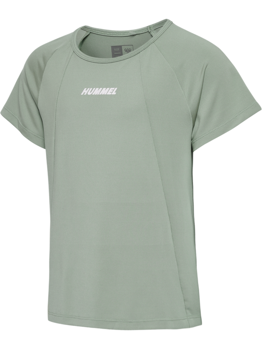 hmlLUNA TOP S/S, ICEBERG GREEN, packshot