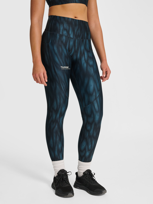hmlHIIT AOP INTENSITY HW TIGHTS, STARGAZER, model
