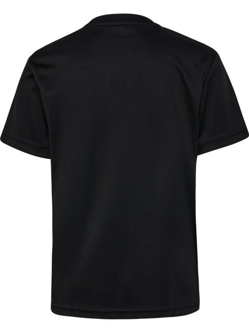 hmlLOGO JERSEY S/S KIDS, BLACK, packshot