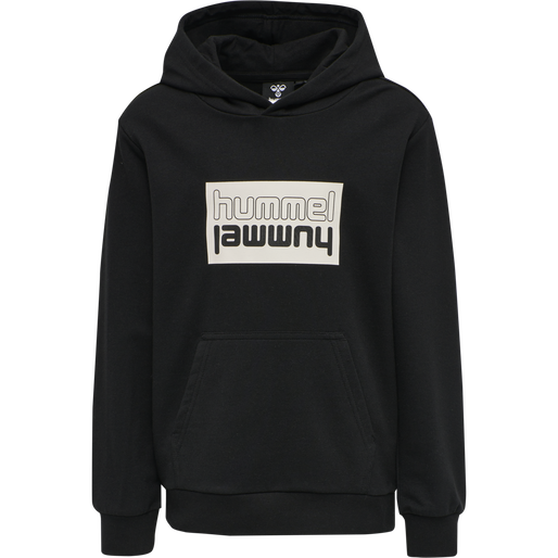 hmlDUO HOODIE, BLACK, packshot