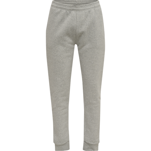 hmlRED BASIC SWEAT PANTS, GREY MELANGE, packshot