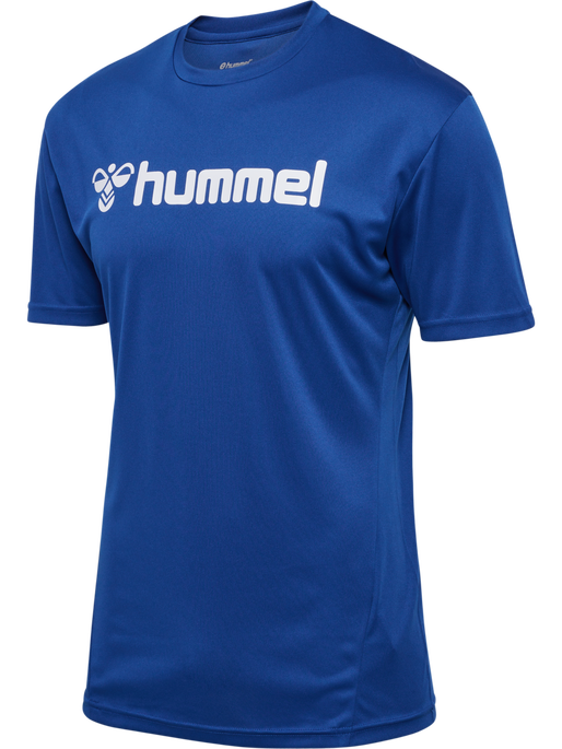 hmlLOGO JERSEY S/S, TRUE BLUE, packshot