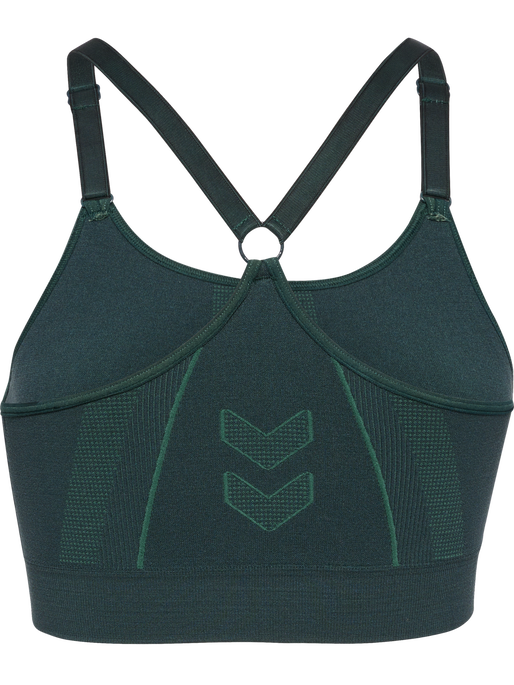 hmlMT POWER SEAMLESS SPORTS BRA, GREEN GABLES hmlMT POWER SEAMLESS SPORTS BRA, GREEN GABLES, packshot
