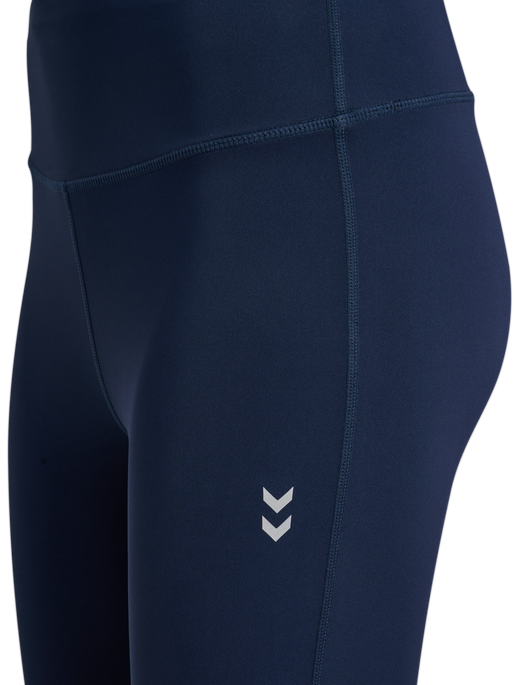 hmlFAST HIGH WAIST TIGHTS, DRESS BLUES, packshot