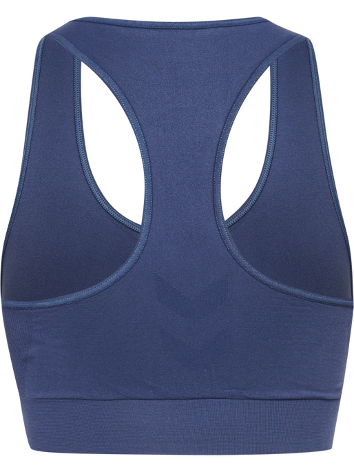 hmlTIF SEAMLESS SPORTS TOP, BLUE INDIGO, packshot