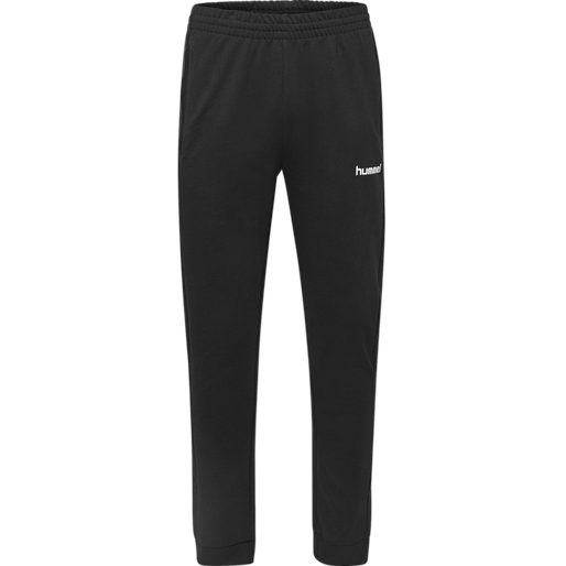 HMLGO COTTON PANT, BLACK, packshot