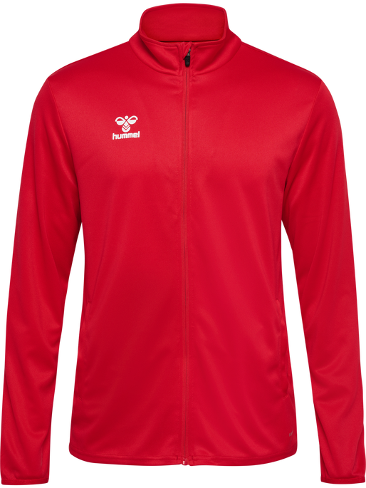 hmlESSENTIAL TRACK JACKET, TRUE RED, packshot