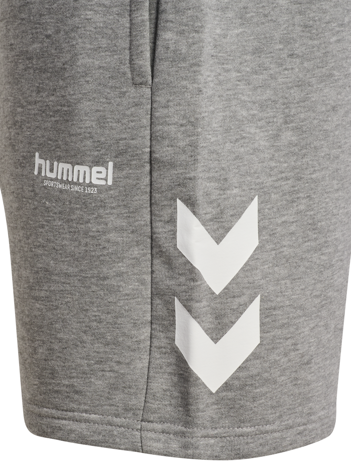 hmlLEGACY 2.0 SHORTS, GREY MELANGE, packshot