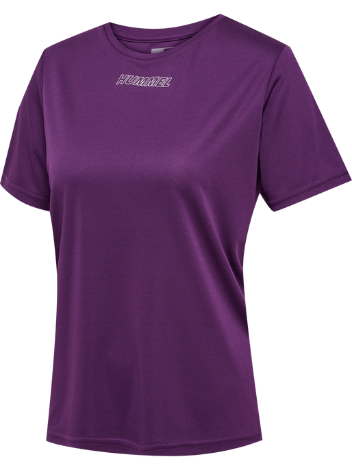 hmlTE TOLA T-SHIRT, IMPERIAL PURPLE, packshot