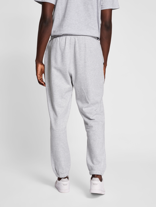 Lens Sweatpants - Light Grey Melange/White –