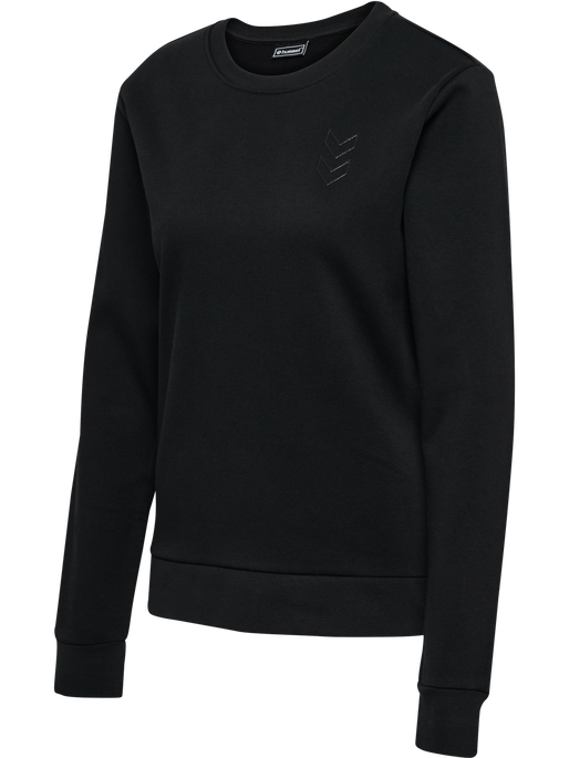 hmlACTIVE SWEATSHIRT WOMAN, BLACK hmlACTIVE SWEATSHIRT WOMAN, BLACK, packshot
