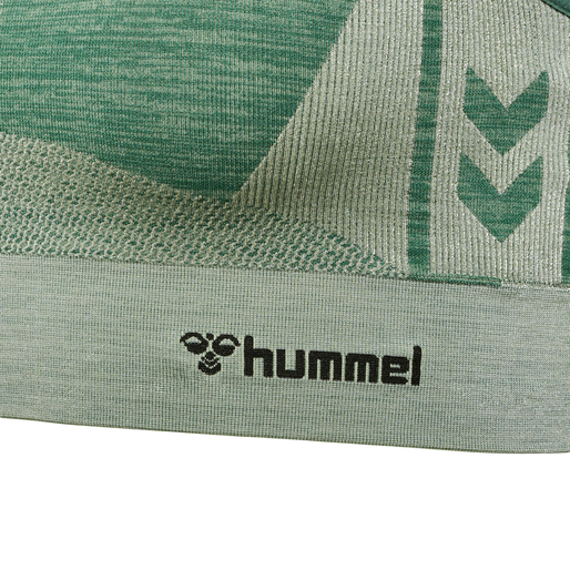 hmlCLEA SEAMLESS  SPORTS TOP, LAUREL WREATH/LILY PAD MELANGE, packshot