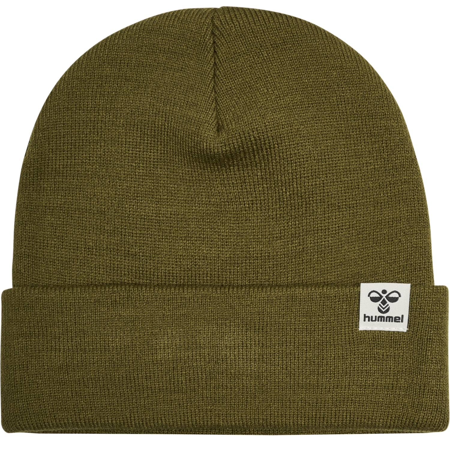 hmlPARK BEANIE, DARK OLIVE, packshot