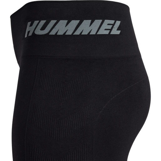 hmlTE PACE SEAMLESS HW TIGHTS PLUS, BLACK, packshot