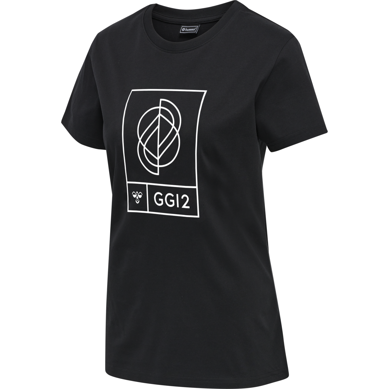 hmlGG12 T-SHIRT S/S WOMAN, BLACK, packshot