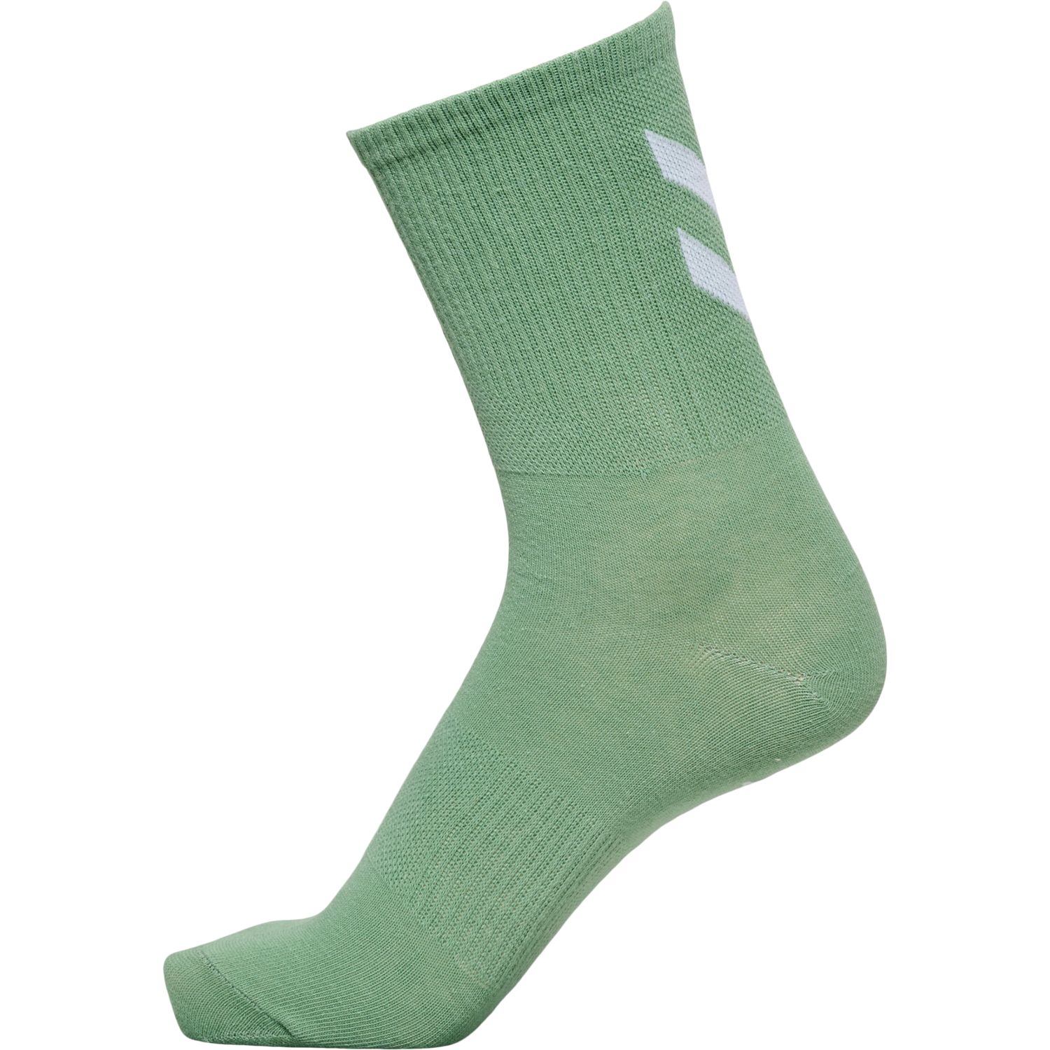 hmlCHEVRON COL 4-PACK SOCKS MIX, MIX GREEN SPRUCE/CELESTIAL BLUE, packshot
