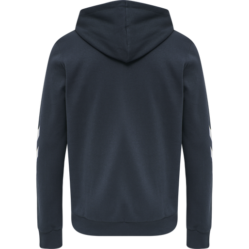 hmlLEGACY ZIP HOODIE PLUS, BLUE NIGHTS, packshot