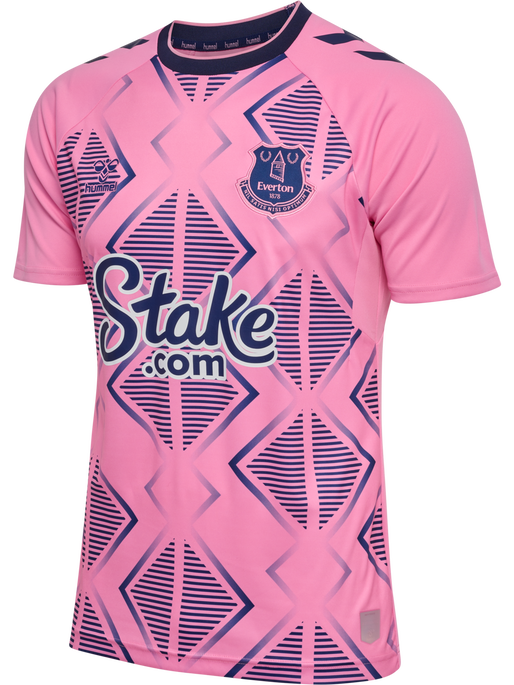 EFC 22/23 AWAY JERSEY S/S, PINK, packshot