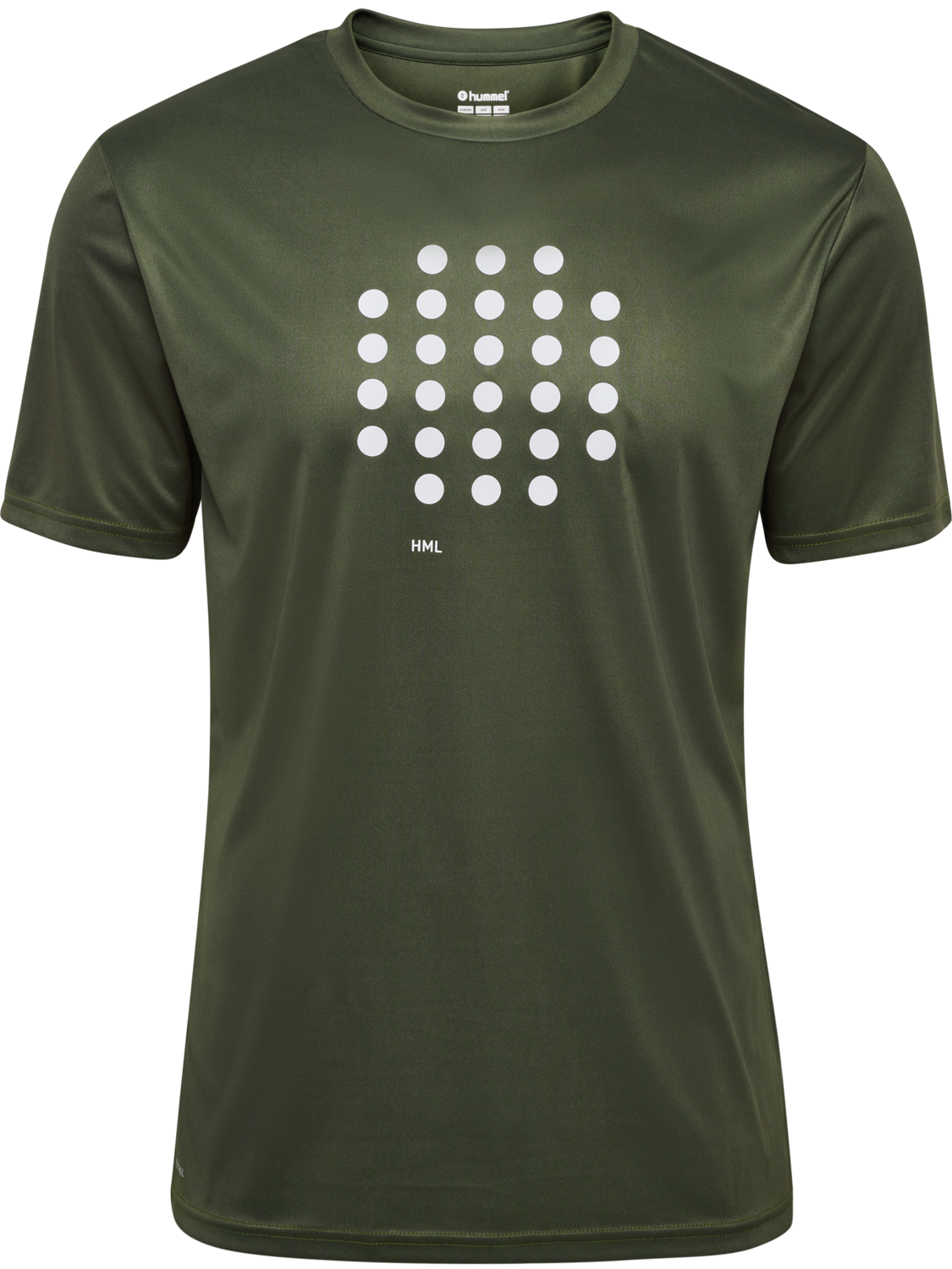 hmlACTIVE COURT PL JERSEY S/S, OLIVE NIGHT, packshot