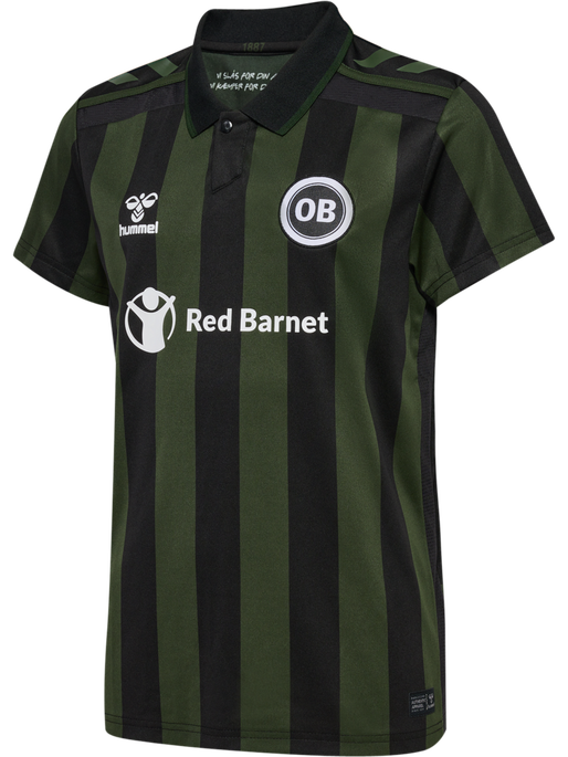 OB 24/25 AWAY JERSEY SS KIDS, BLACK PR OB 24/25 AWAY JERSEY SS KIDS, BLACK PR, packshot