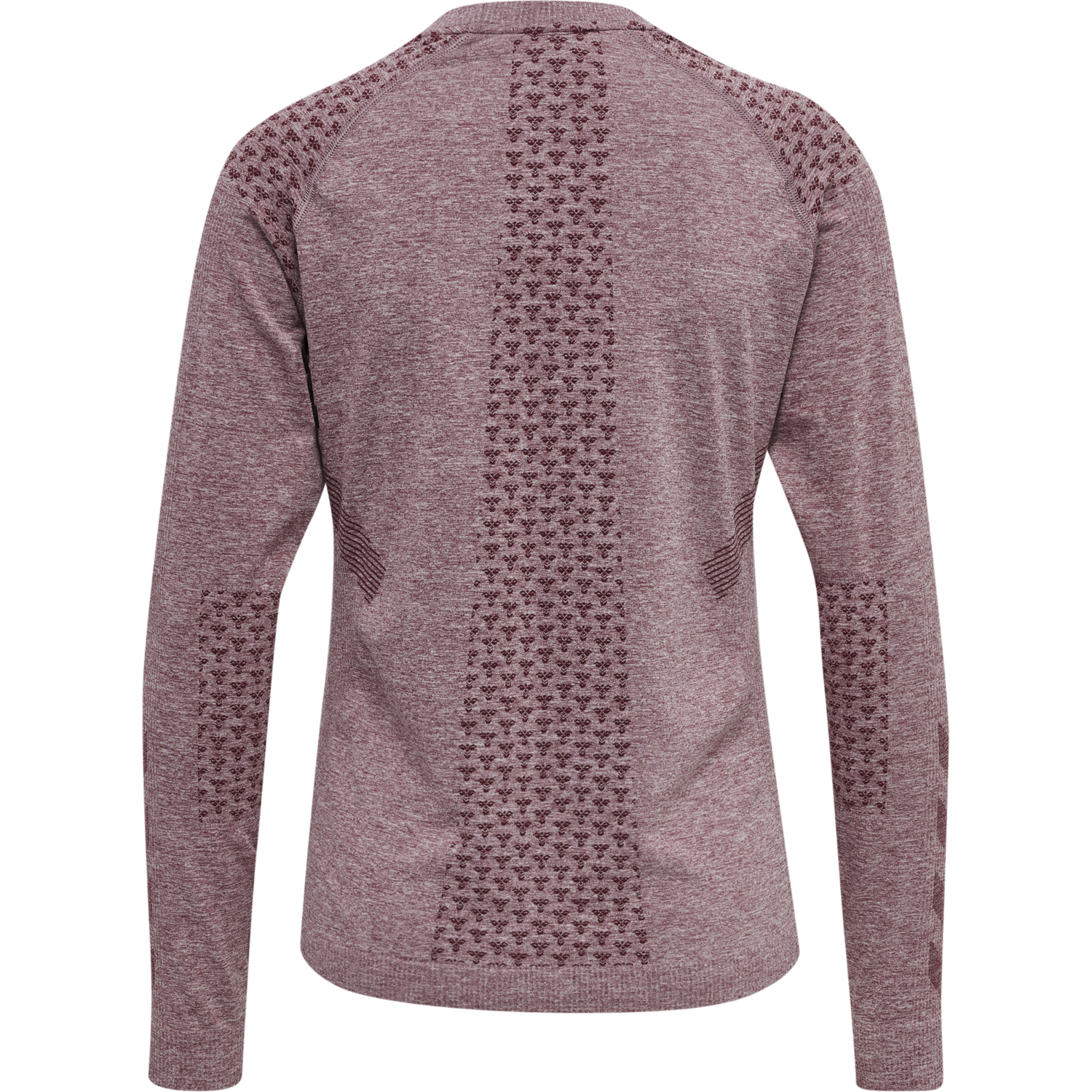 hmlCI SEAMLESS T-SHIRT L/S, NOCTURNE MELANGE, packshot