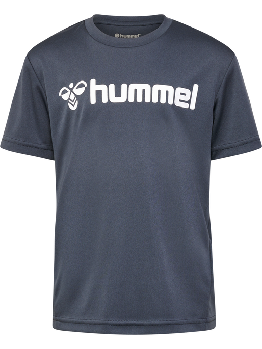 hmlLOGO JERSEY S/S KIDS, OMBRE BLUE, packshot