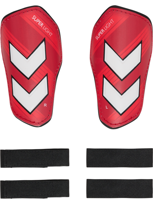 hmlSHIN GUARDS SUPER LIGHT, POMPEIAN RED, packshot