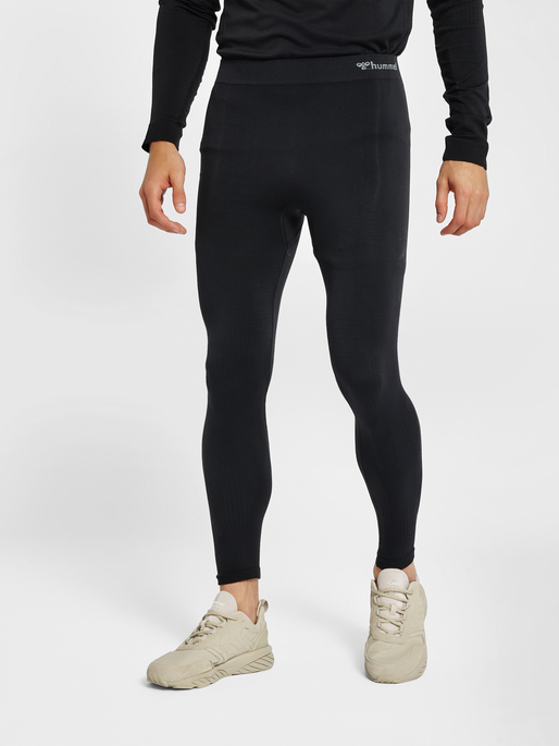 hmlSTROKE SEAMLESS TIGHTS, BLACK, model