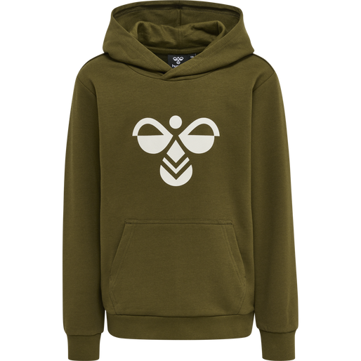 hmlCUATRO HOODIE, DARK OLIVE, packshot