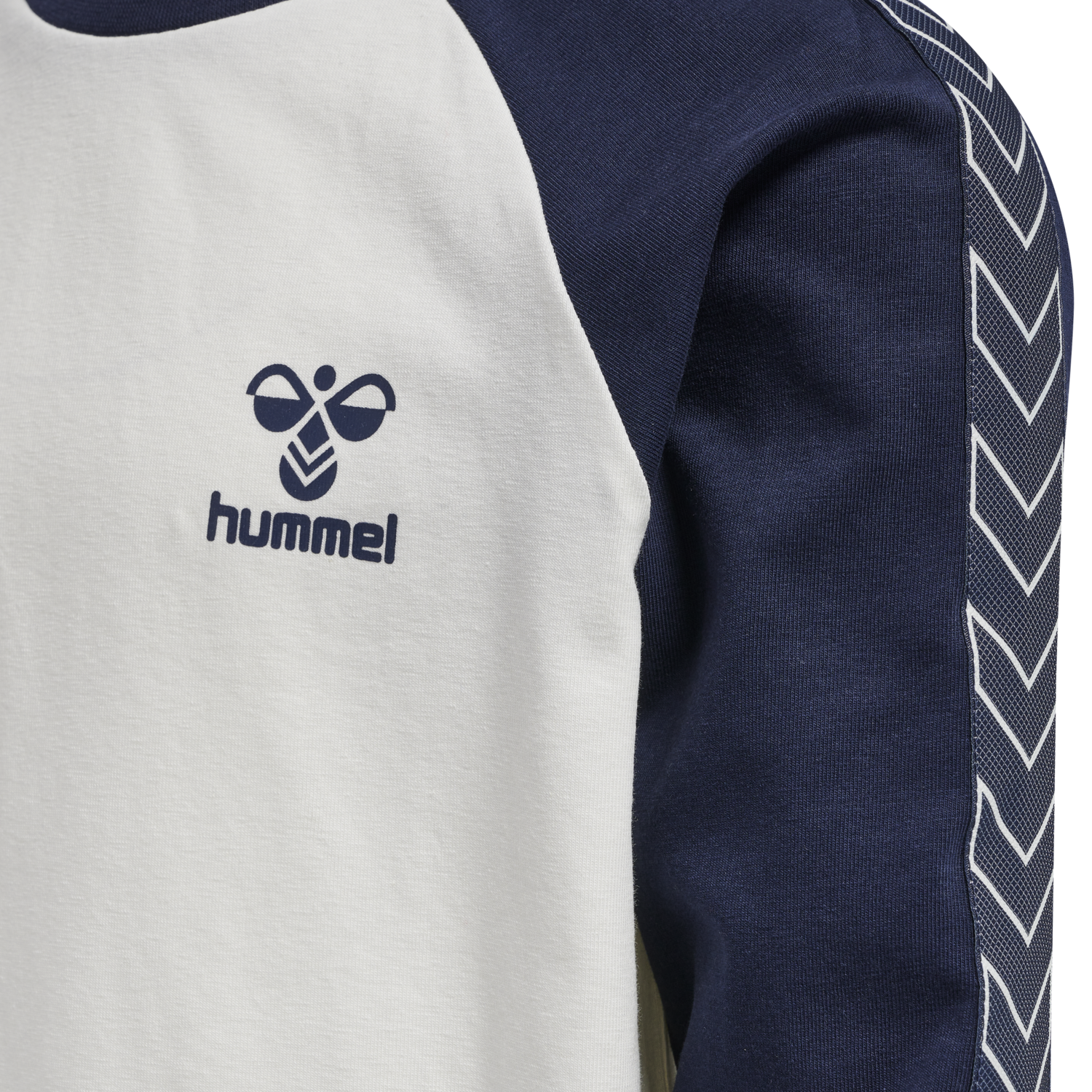 hmlEBBE T-SHIRT L/S, MARSHMALLOW, packshot