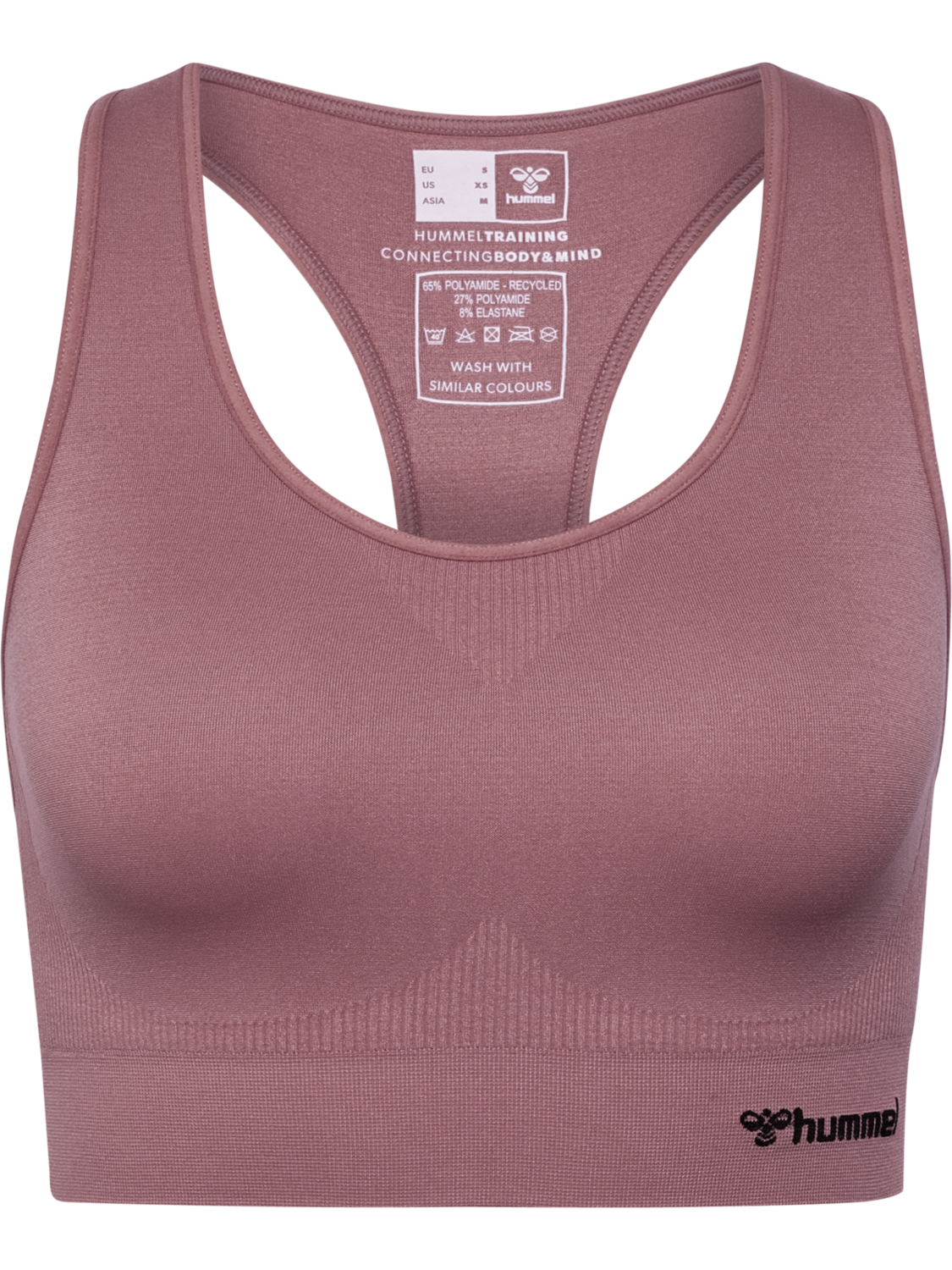 hmlTIF SEAMLESS SPORTS TOP, ROSE TAUPE, packshot