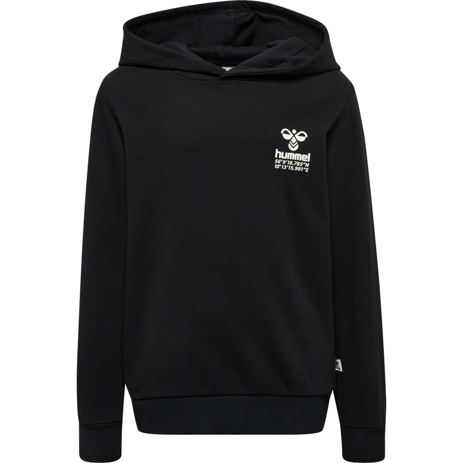 hmlGLOBAL HOODIE, BLACK, packshot