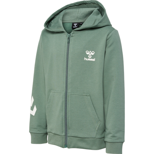 hmlTRECE ZIP HOODIE, LAUREL WREATH, packshot