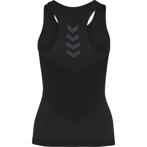 HUMMEL FIRST SEAMLESS TANK TOP W, BLACK HUMMEL FIRST SEAMLESS TANK TOP W, BLACK, packshot