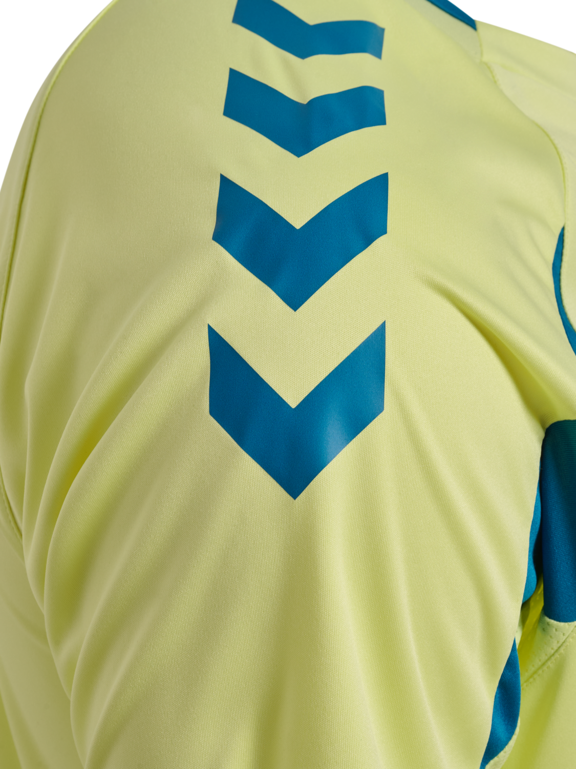 hmlCORE 2.0 JERSEY S/S, PALE LIME YELLOW/CELESTIAL, packshot