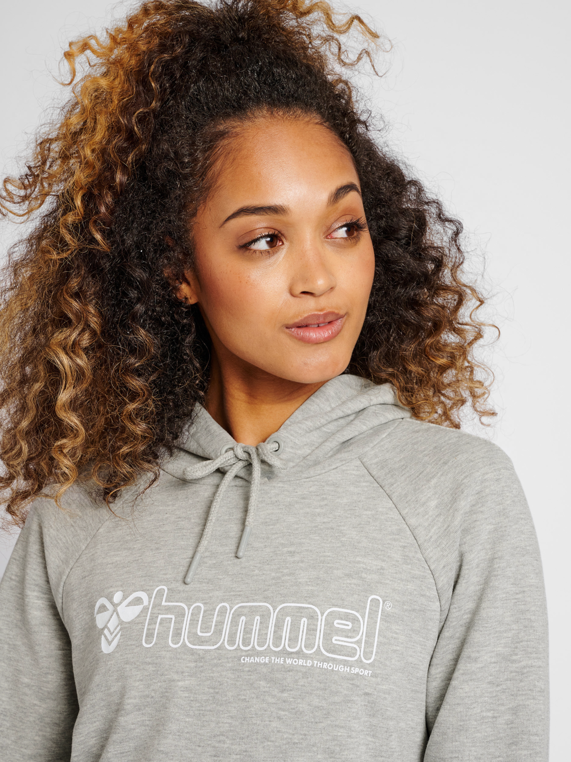 hummel NONI 2.0 HOODIE - GREY MELANGE 
