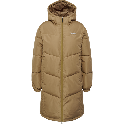 hmlLGC MIA LONG PUFF COAT, TIGERS EYE hmlLGC MIA LONG PUFF COAT, TIGERS EYE, packshot