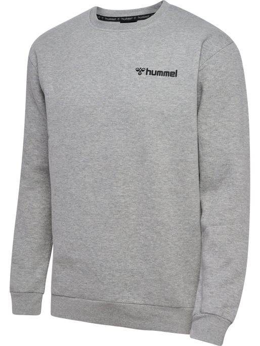 hmlMOVER COTTON SWEATSHIRT, GREY MELANGE hmlMOVER COTTON SWEATSHIRT, GREY MELANGE, packshot