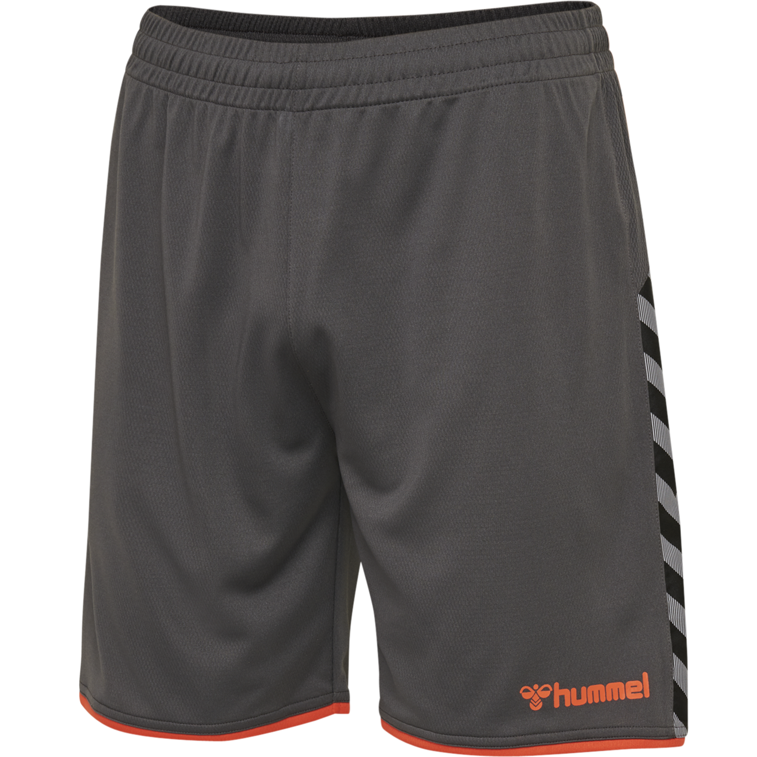 hmlAUTHENTIC KIDS POLY SHORTS, ASPHALT, packshot