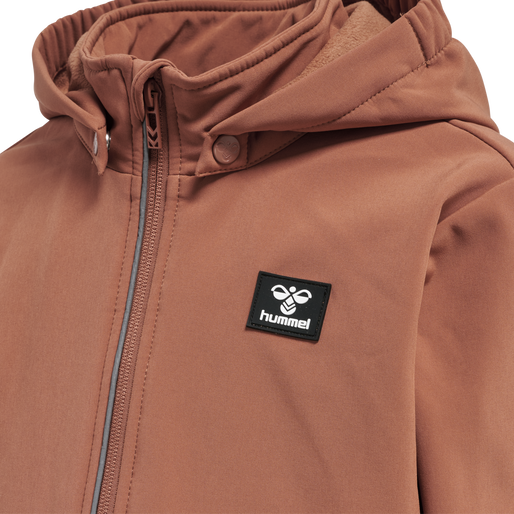 hmlMARS SOFTSHELL JACKET, COPPER BROWN, packshot