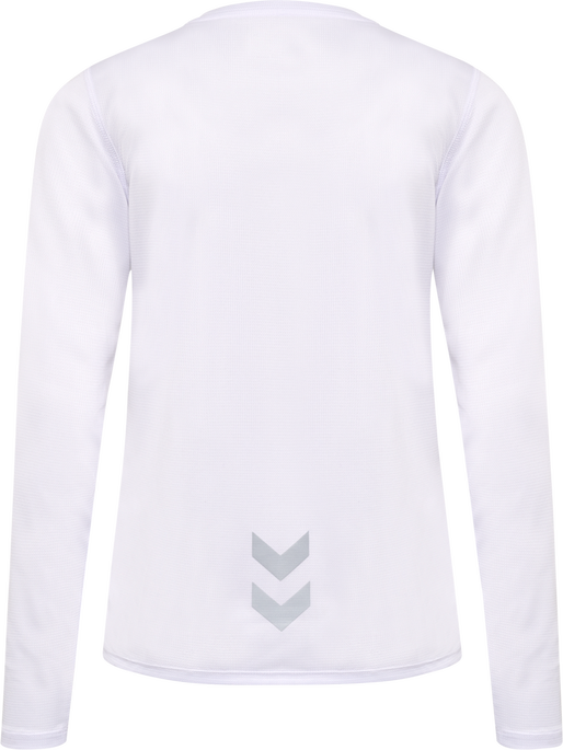 hmlRUN JERSEY L/S WOMAN, WHITE, packshot