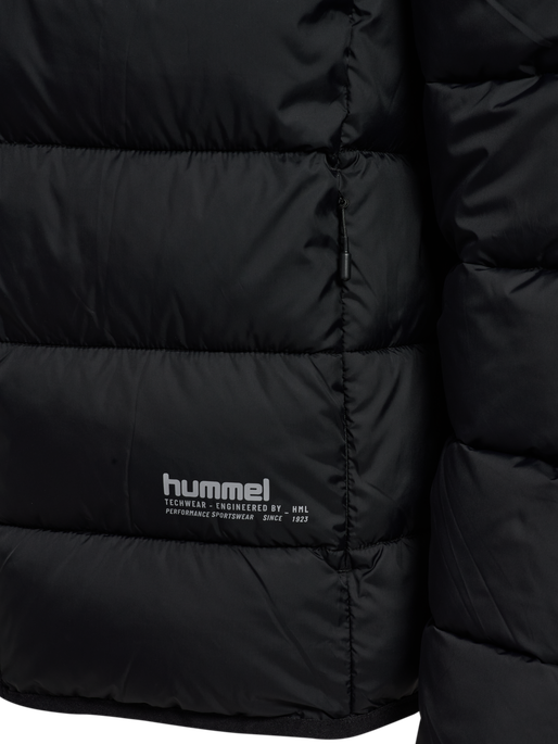 hmlLIGHTWEIGHT PUFFER JACKET, BLACK, packshot