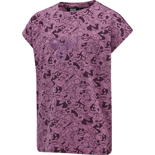 hmlSPACE JAM DIEZ T-SHIRT S/S, BORDEAUX, packshot