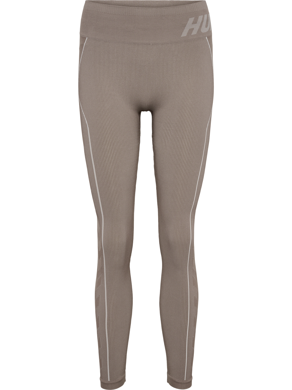 hmlTE CHRISTEL SEAMLESS MW TIGHTS, CHATEAU GRAY/DRIFTWOOD MELANGE, packshot